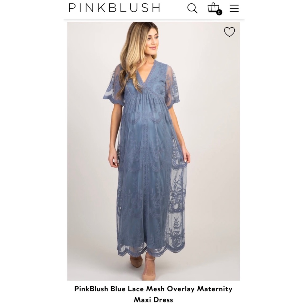 Pinkblush Maternity Dress, Blue